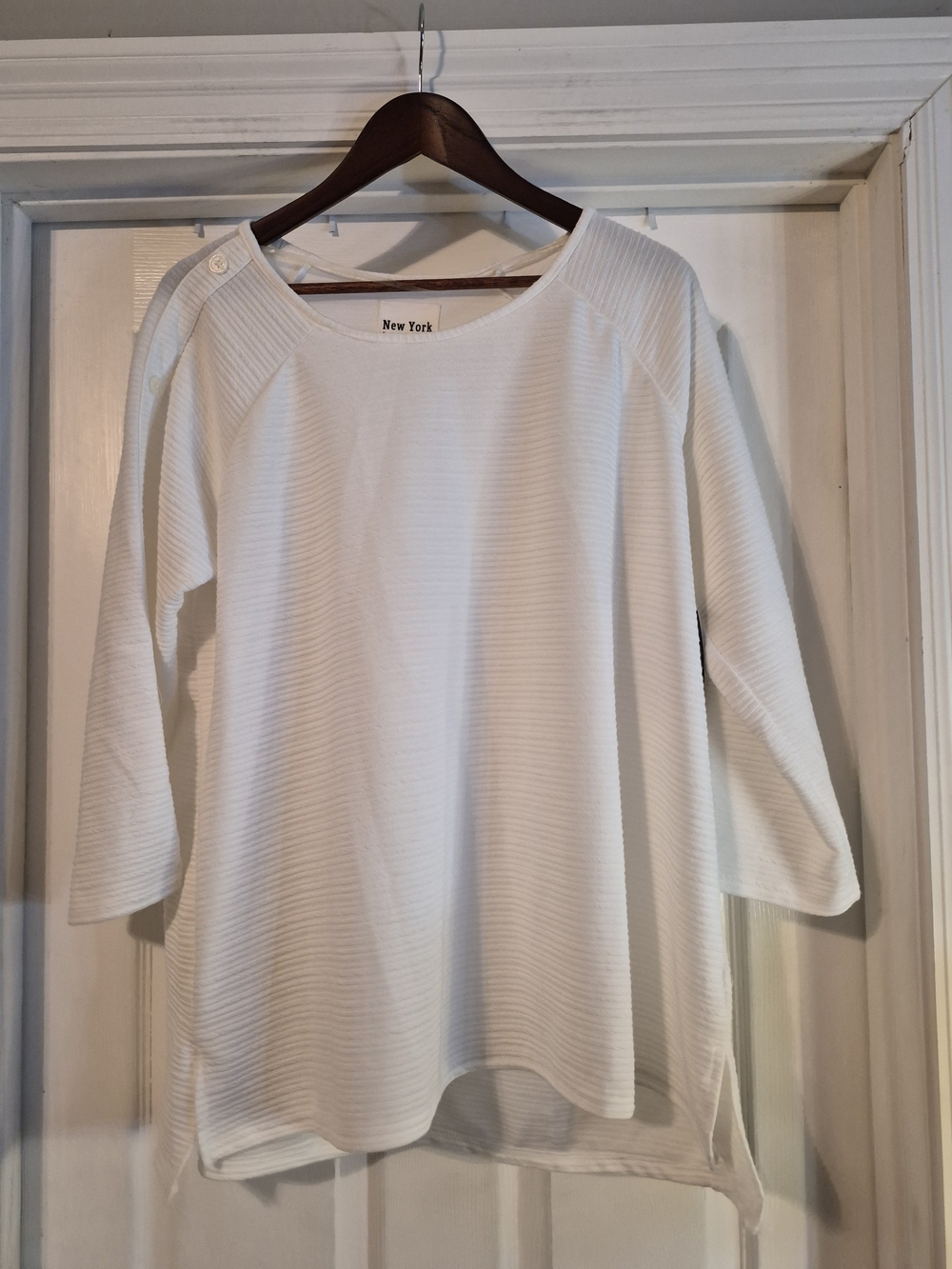 New York Laundry White Women's Top 2x NWT